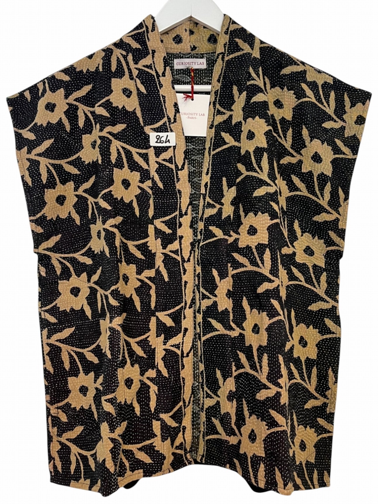 Gilet Daada Kantha NOIR