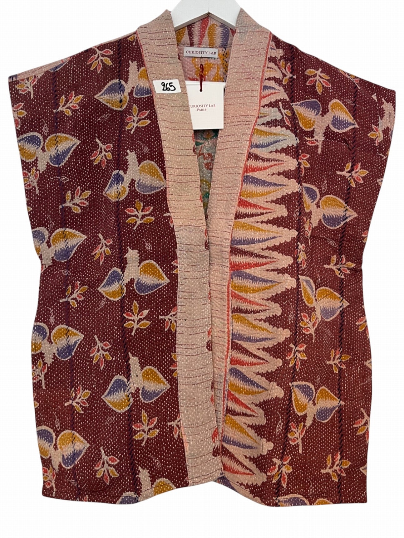 Gilet Daada Kantha ROSE