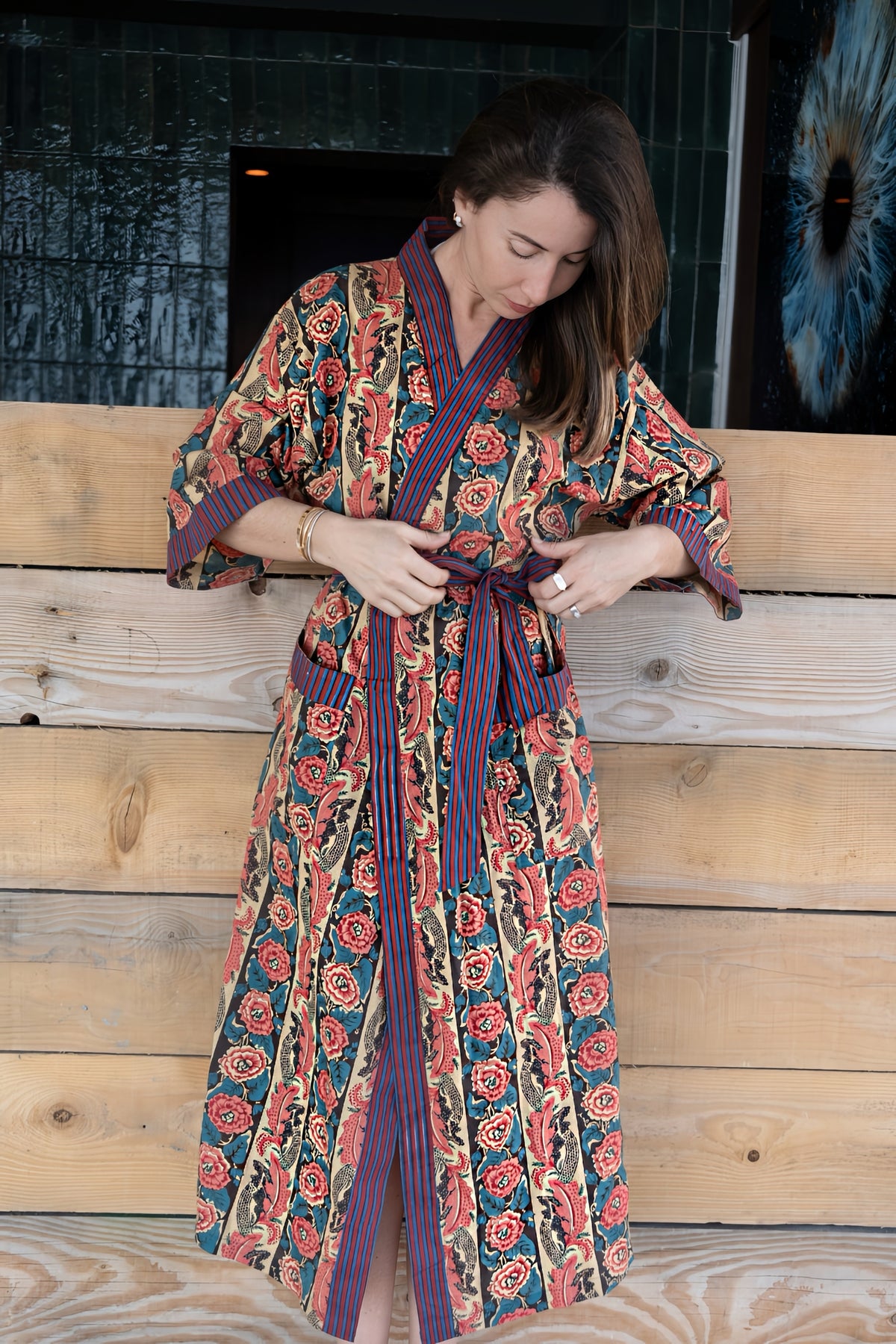 kimono long mandu coton indien