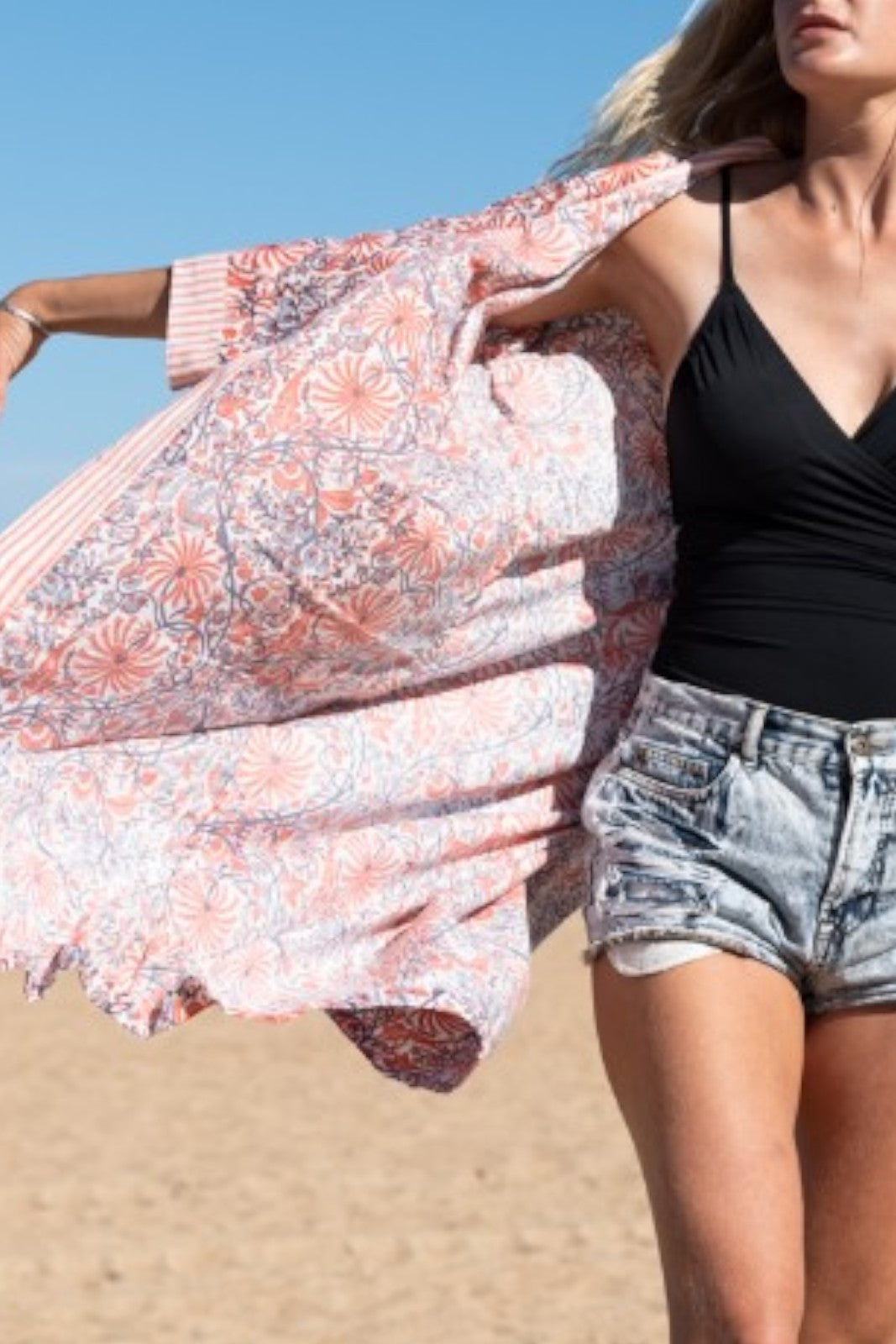 kimono long mandu coton indien