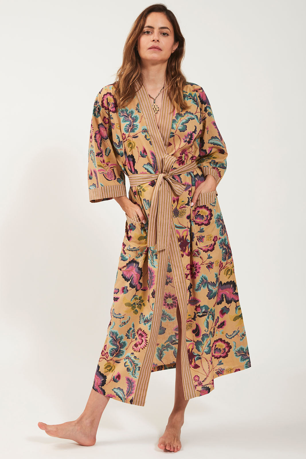 kimono long mandu coton indien