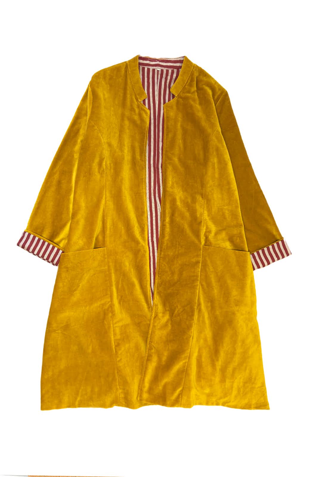 Manteau long Velours