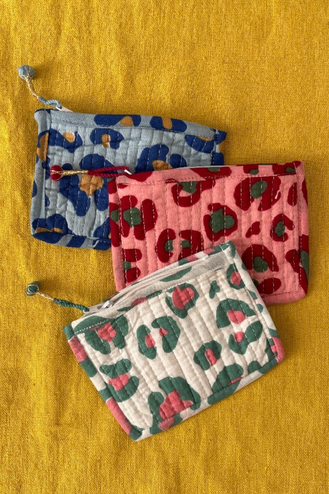 mini porte monnaie matelasse coton