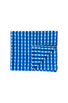 180X180CM / CHECKS BLUE