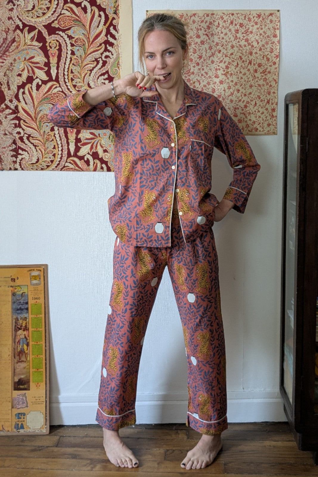 Pyjama Bagheera TERRACOTTA