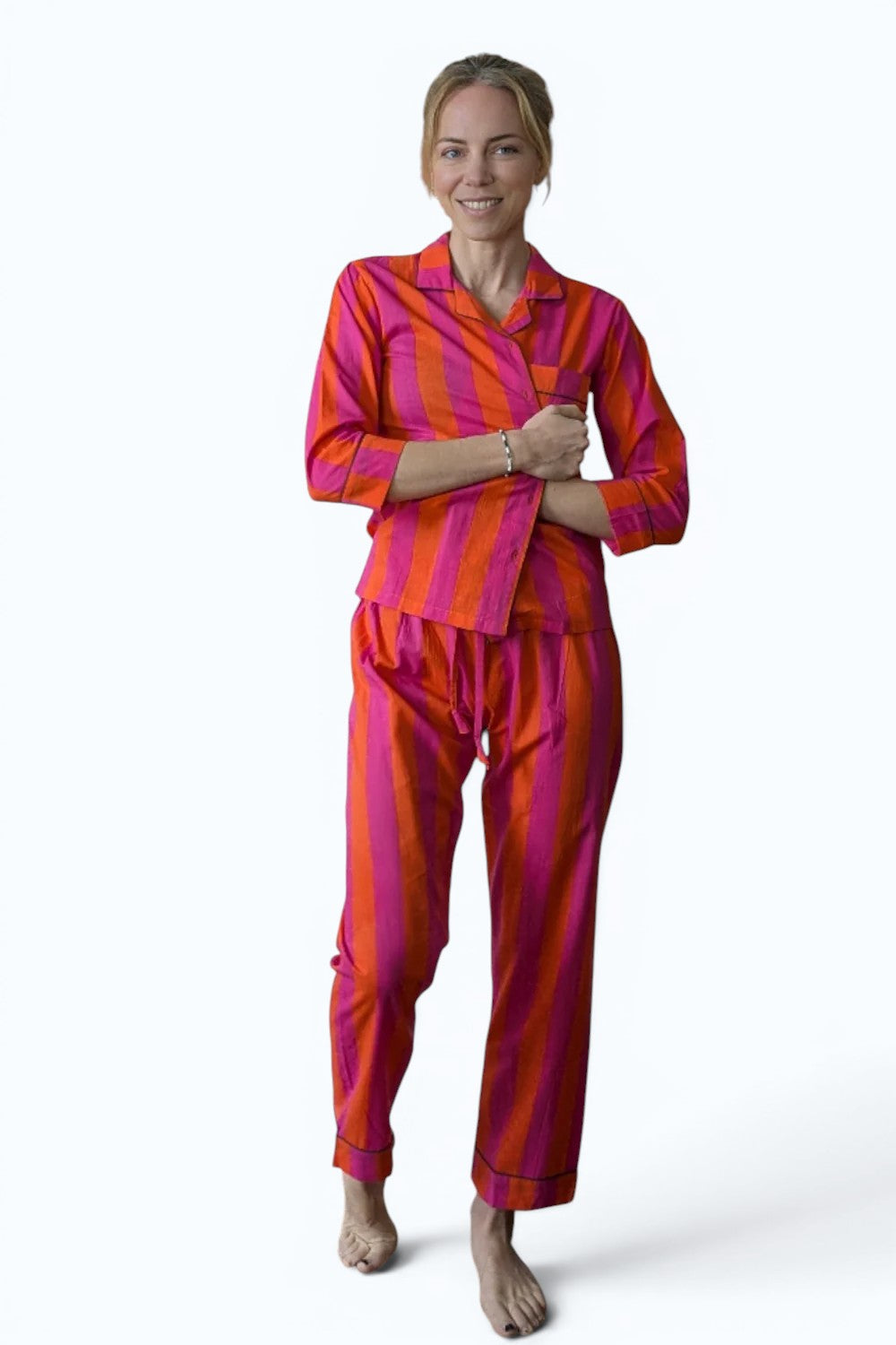 Pyjama Stripes ROUGE