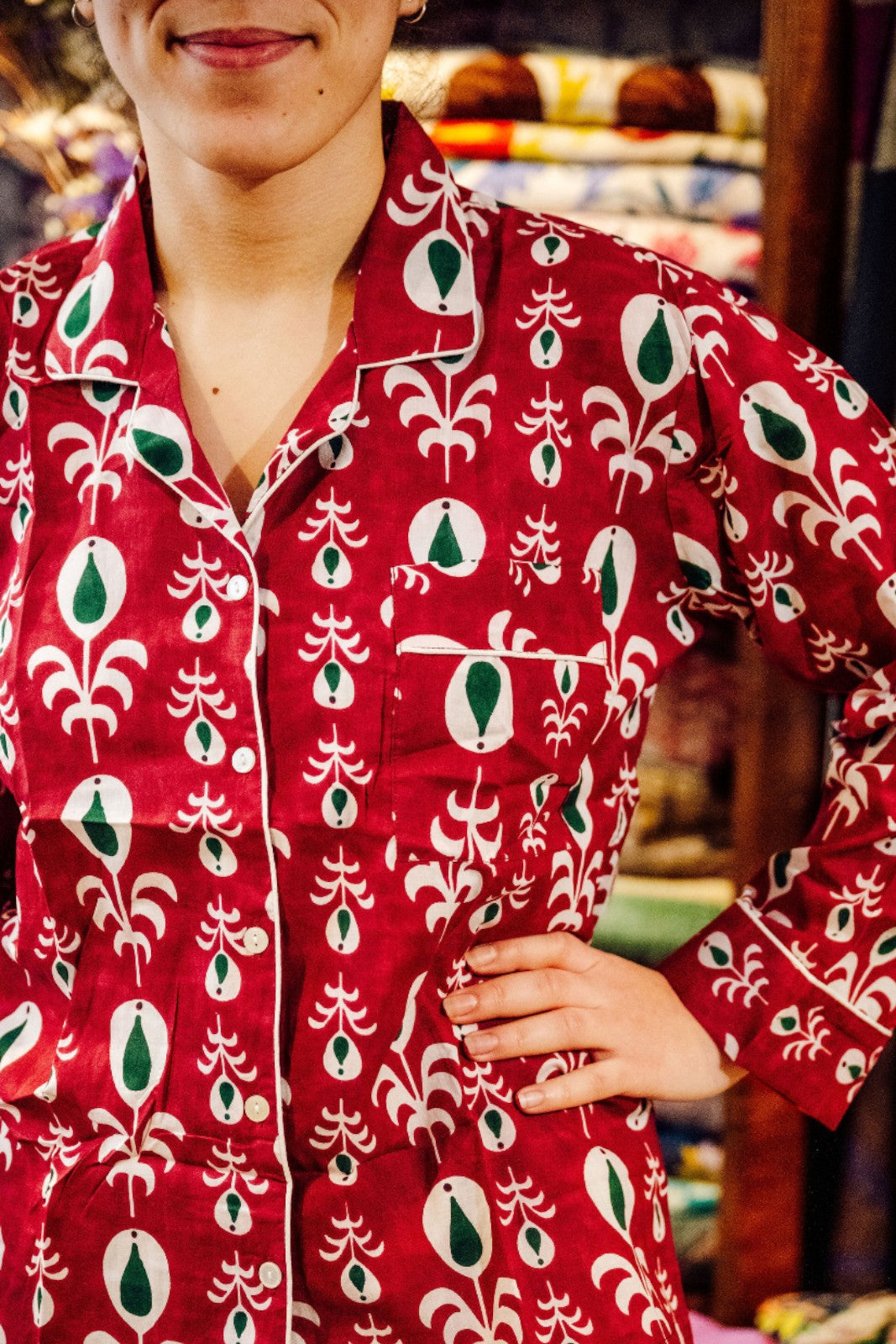 Pyjama Mandu MULTI ROUGE