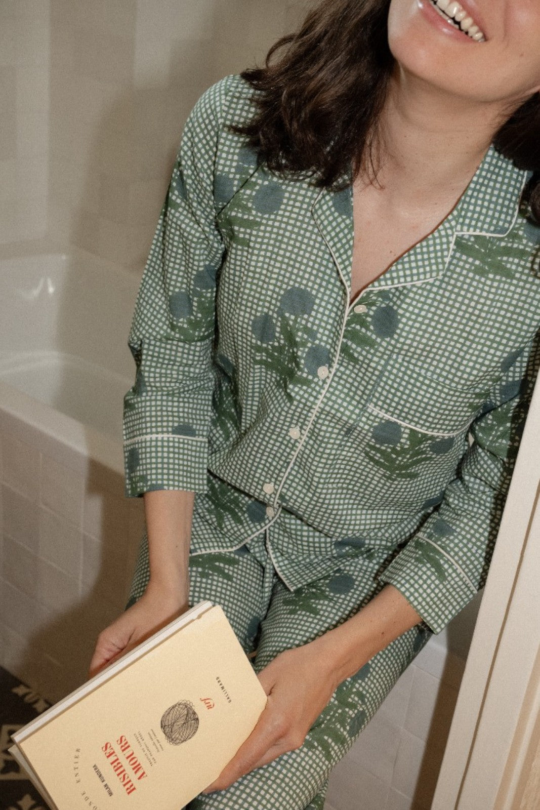 Pyjama Mandu POPPIES VERT