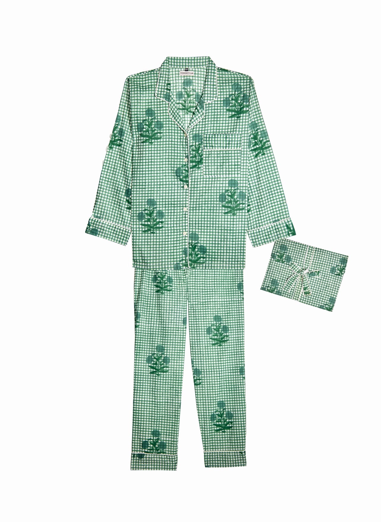 pyjama set mandu coton indien