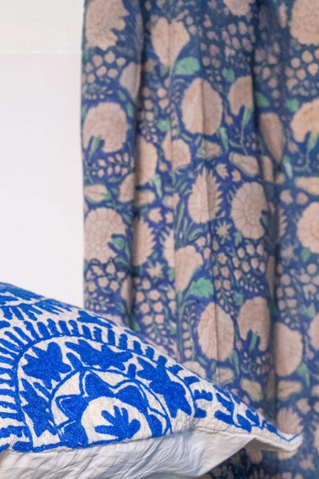 Rideau Block print BLEU