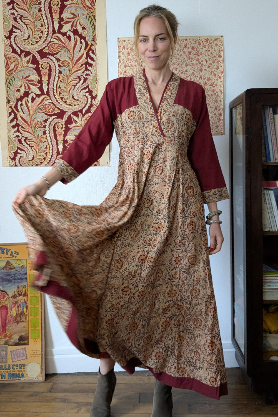 Robe Ashwarya BORDEAUX