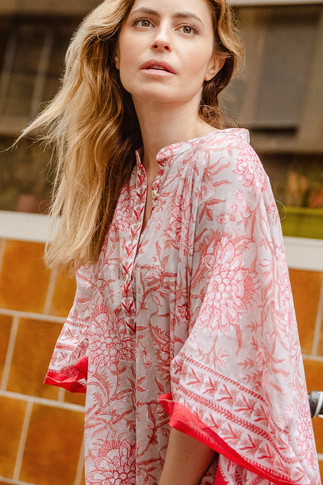 ROBE KAFTAN BEIGE