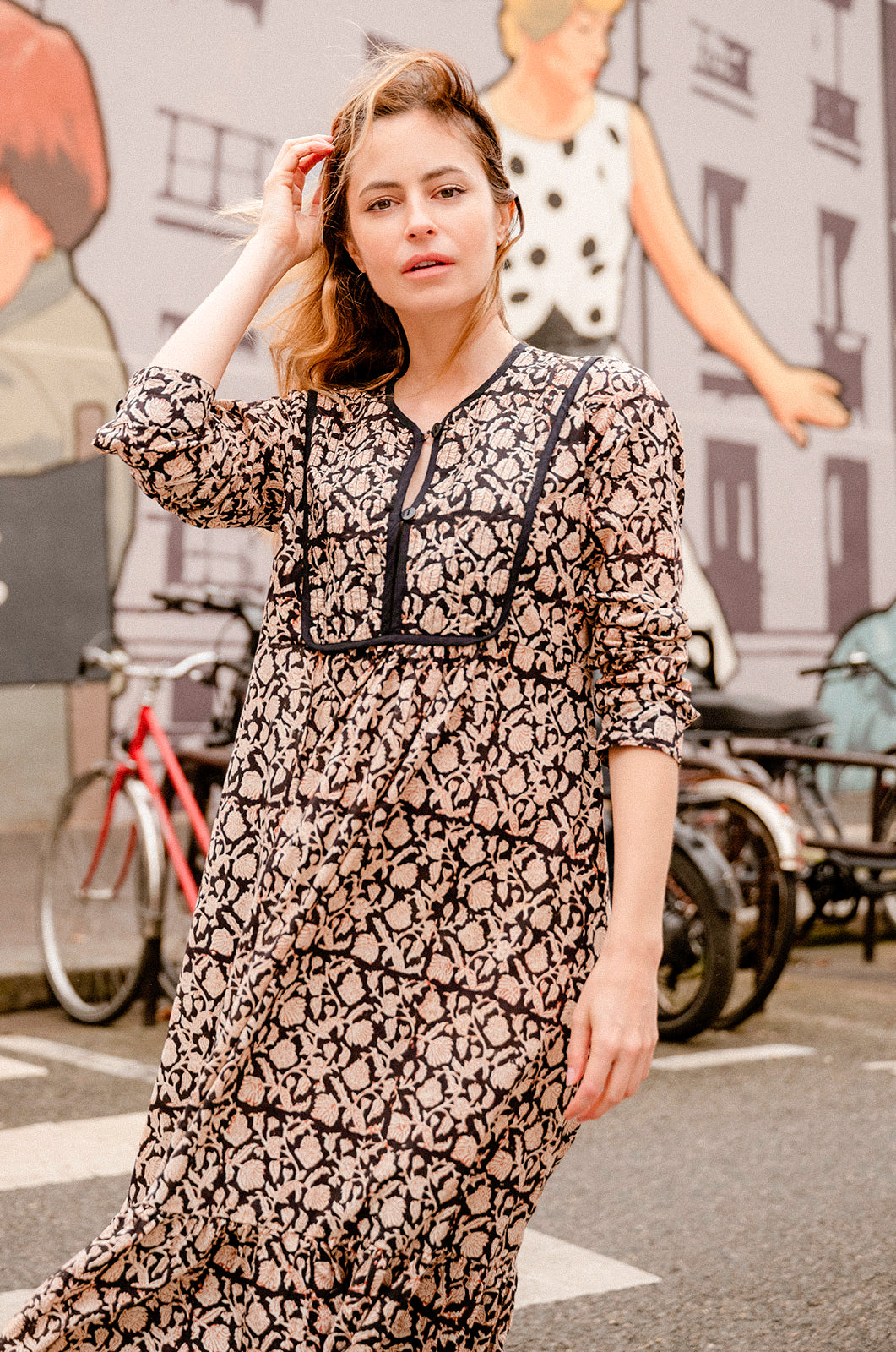 Robe Longue Yoke
