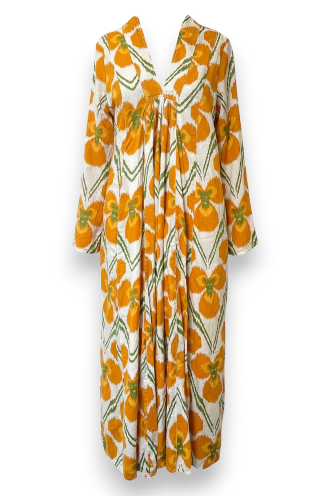 Robe Palladio IKAT MOUTARDE