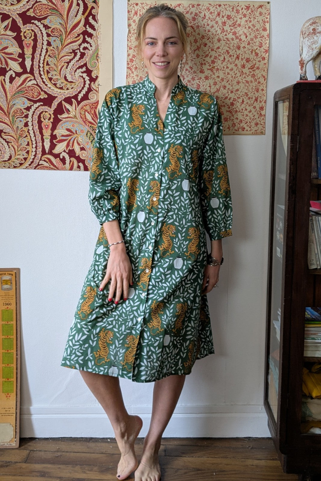 Nightdress Mandu BAGHEERA VERT