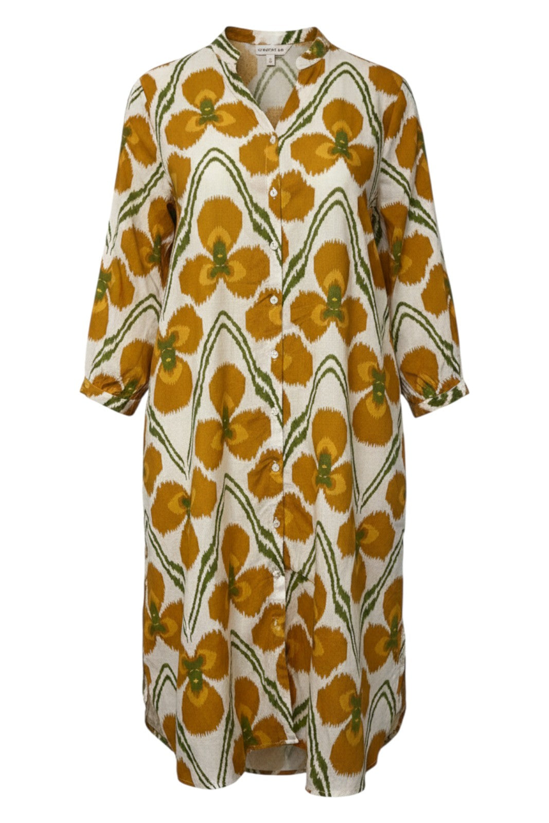 Nightdress Mandu IKAT MOUTARDE