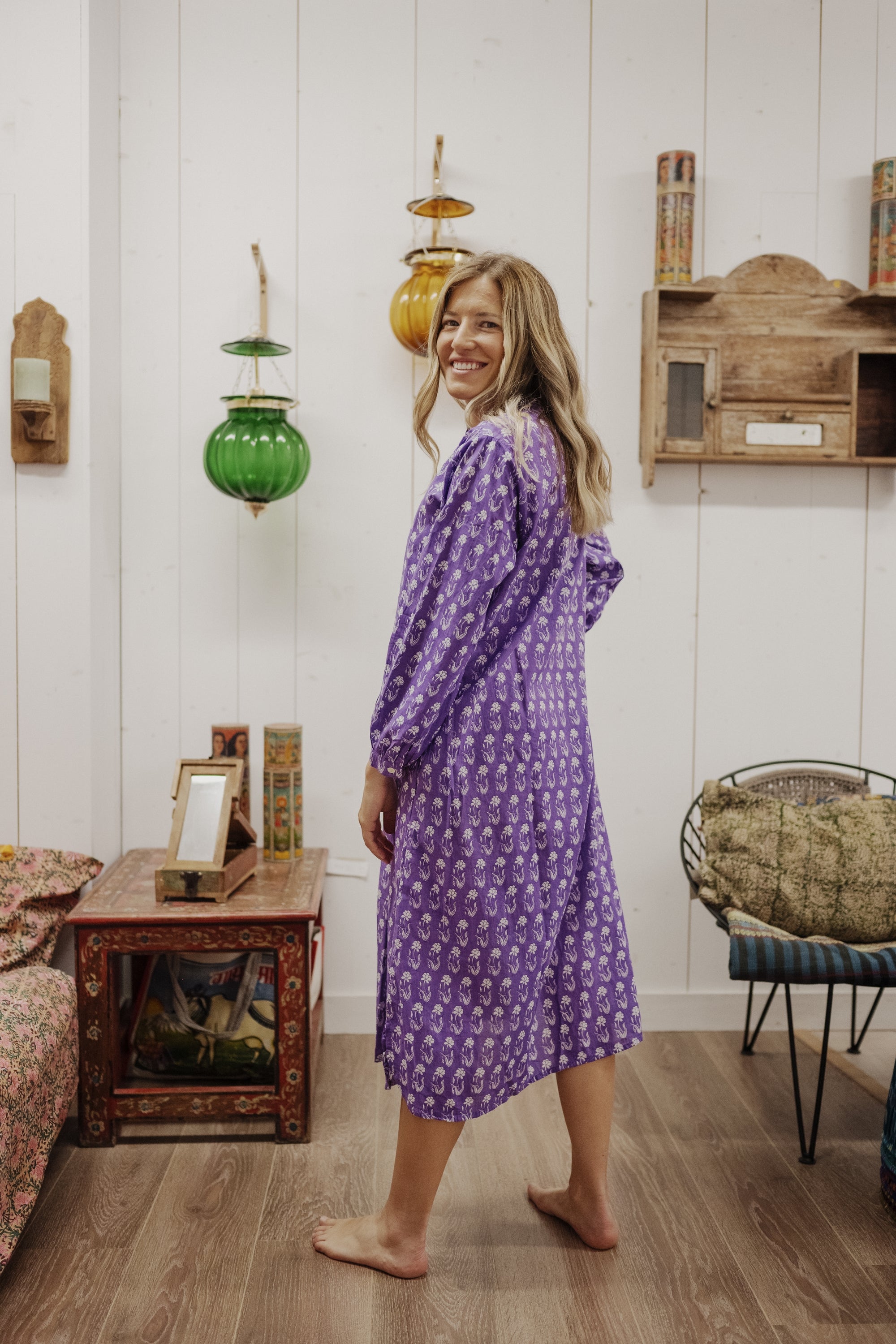 Nightdress Mandu MARIGOLD VIOLET