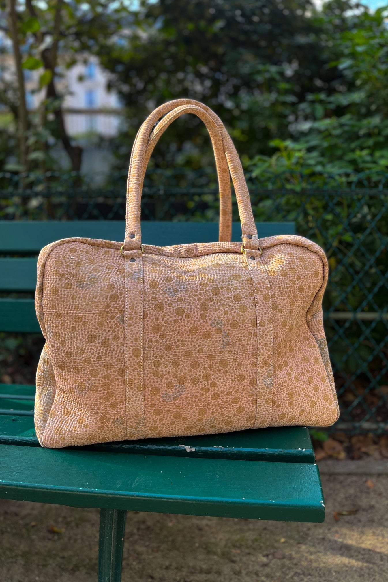 sac voyage bengale coton indien kantha