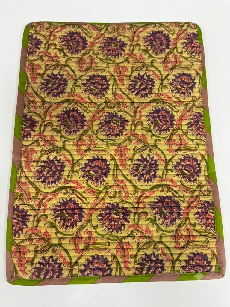 set de table coton matelasse coton indien