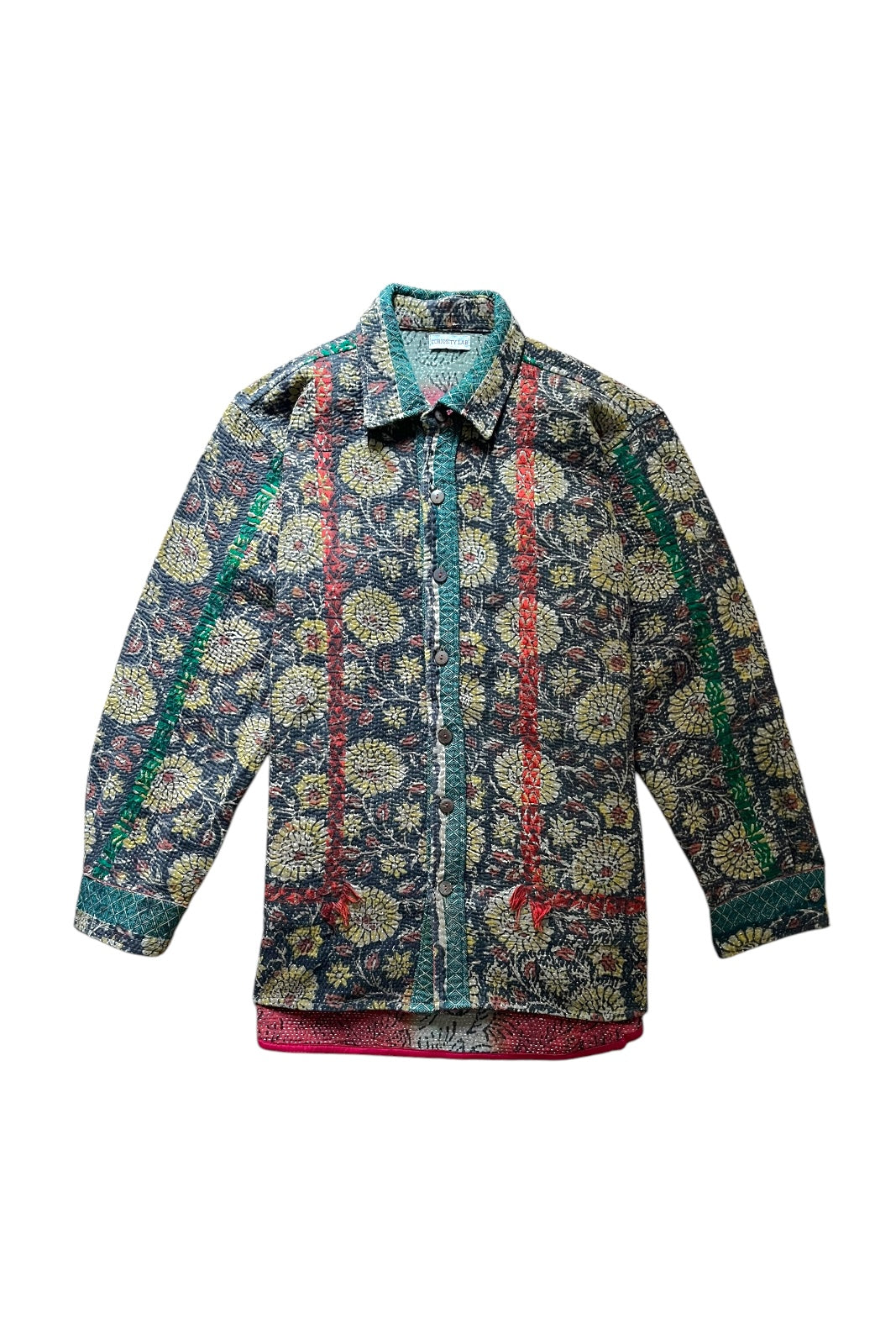 veste baya kantha coton indien kantha