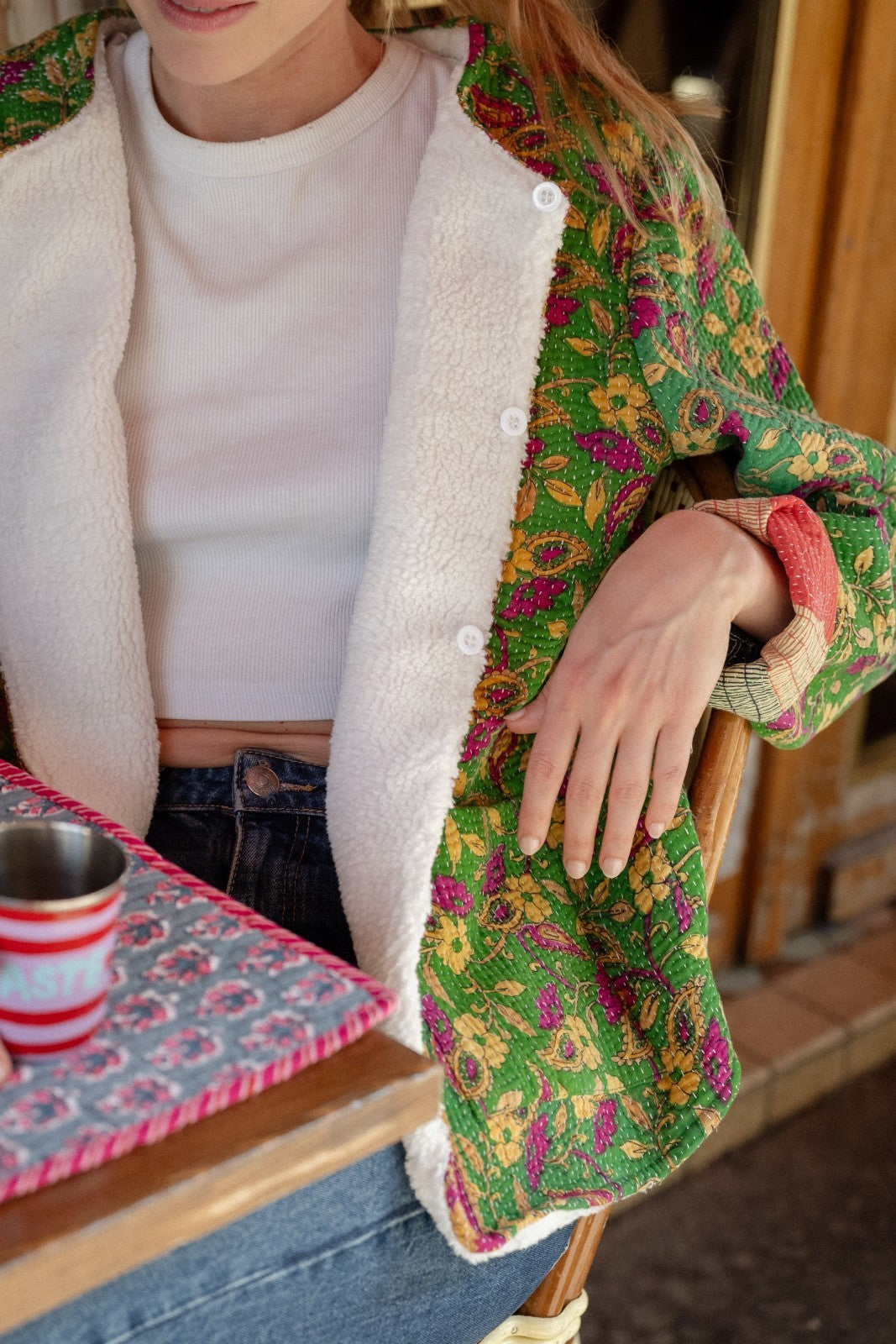 veste kantha doublee baniyaan kantha