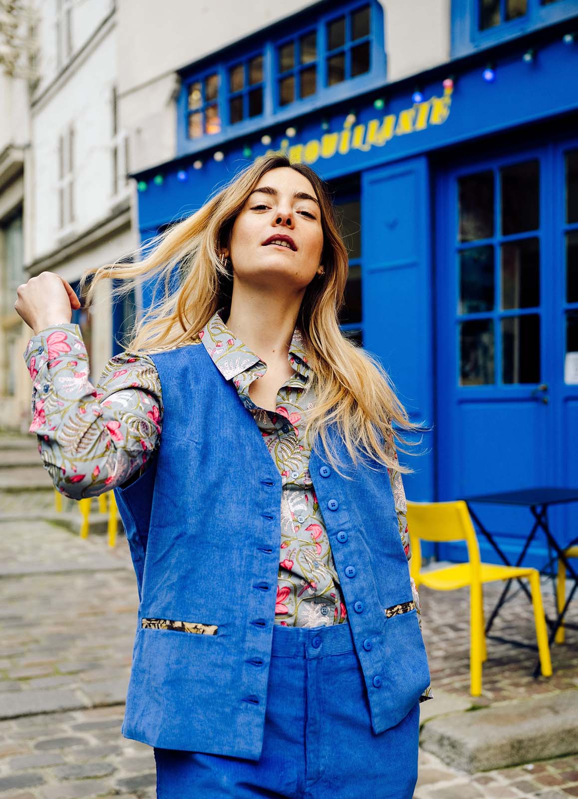 Gilet Koradaroy BLEU