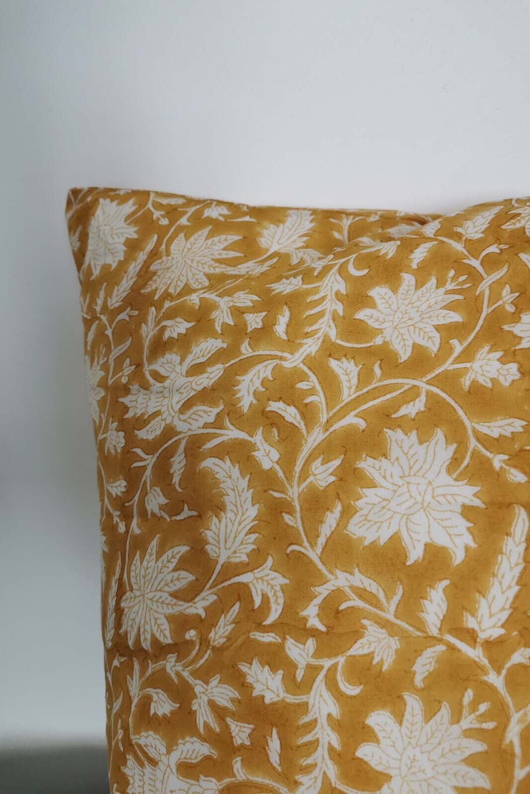 Housse de Couette Shanti 240X220CM FLORAL JAUNE