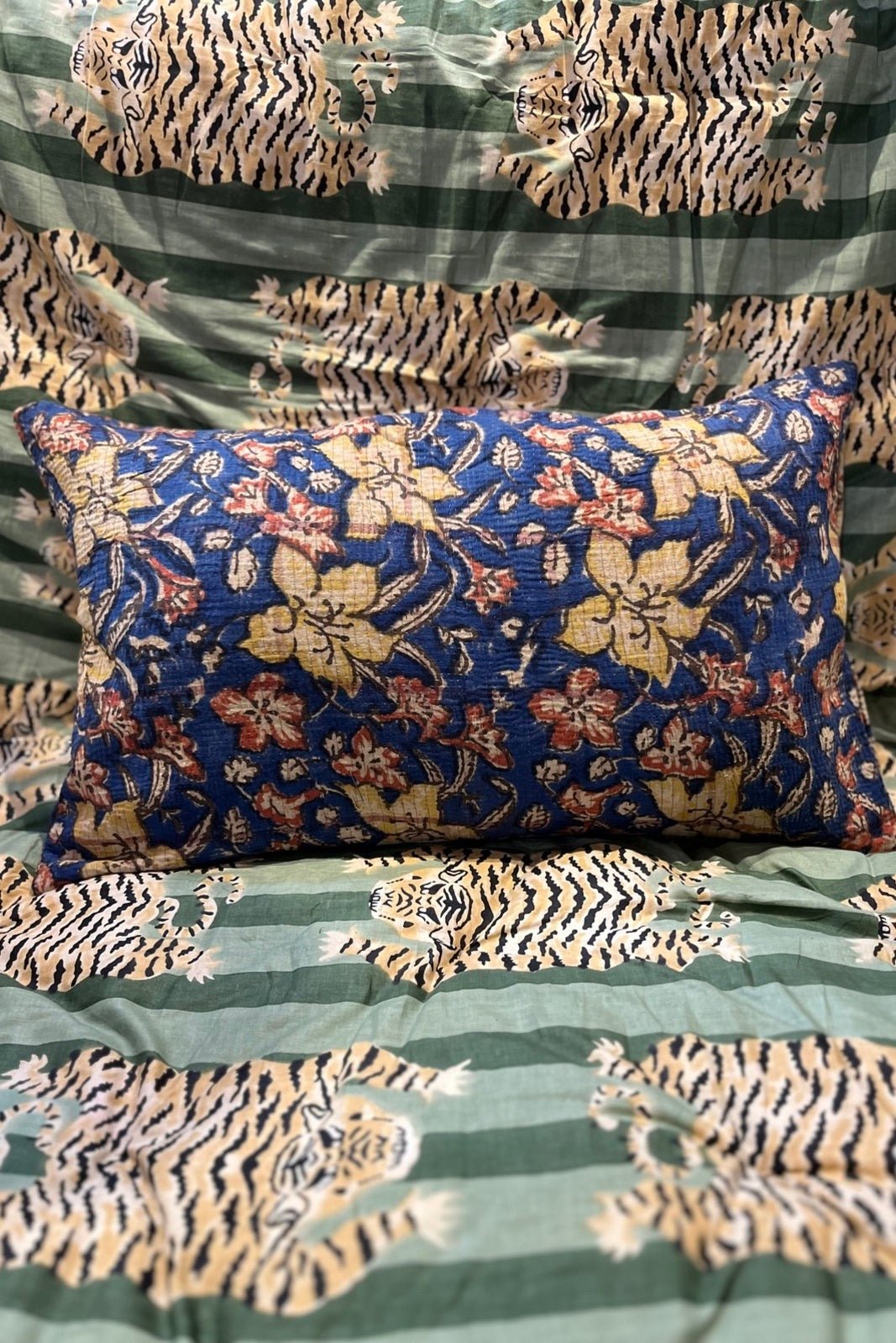 Housse de Coussin en Kantha Satkhira