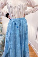 Charger l&#39;image dans la galerie, jupe longue lengha coton indien
