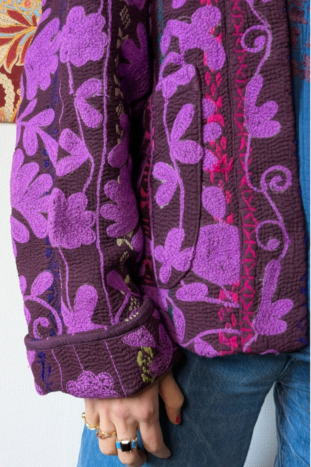 Kimono Kantha Brodé