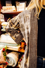 Load image into Gallery viewer, kimono long shibori coton indien
