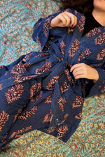 Charger l&#39;image dans la galerie, pantalon femme shibori coton indien
