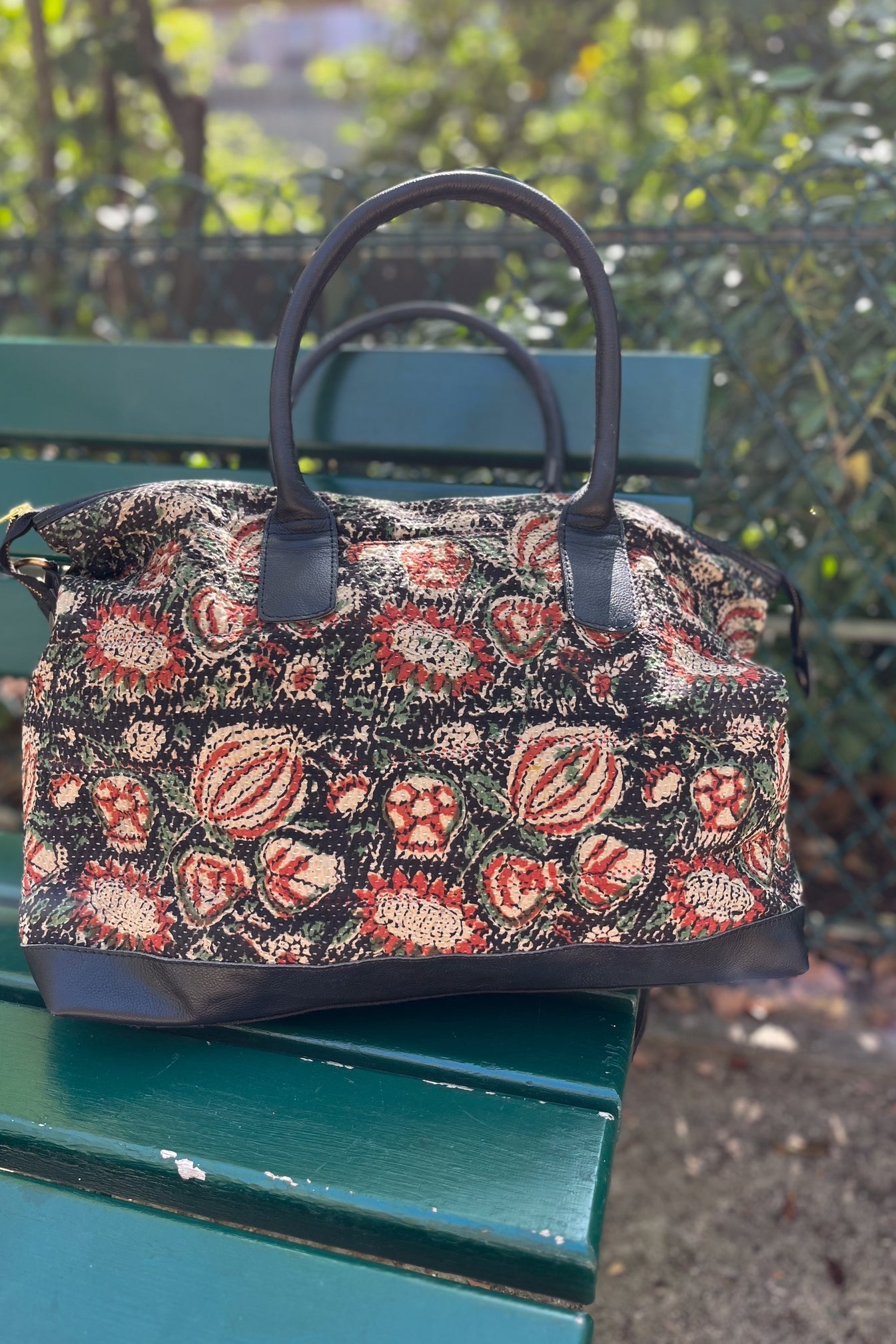Sac Kantha Bhuj Chamada NOIR