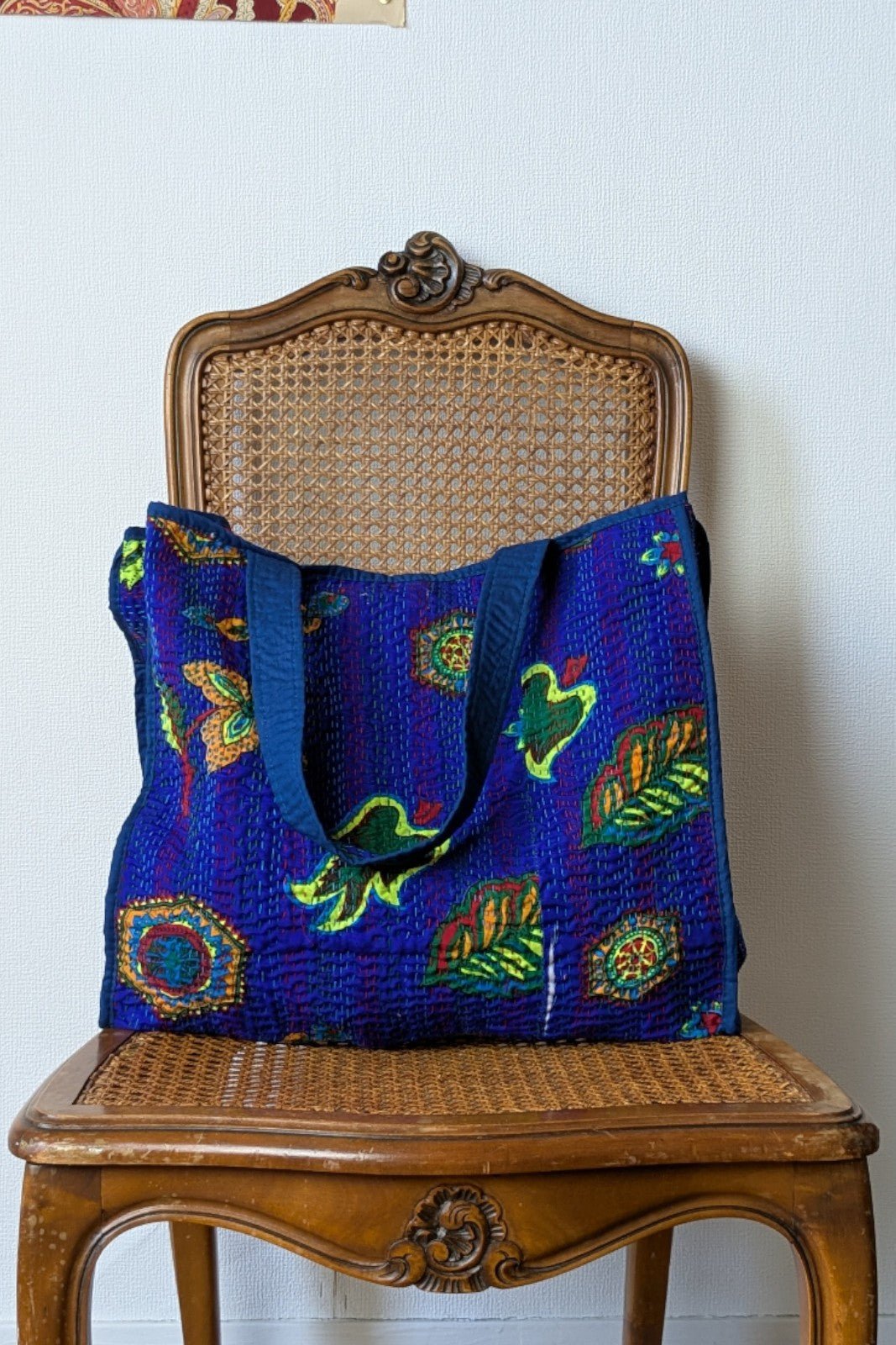 Shopping bag Pakistan BLEU FONCE