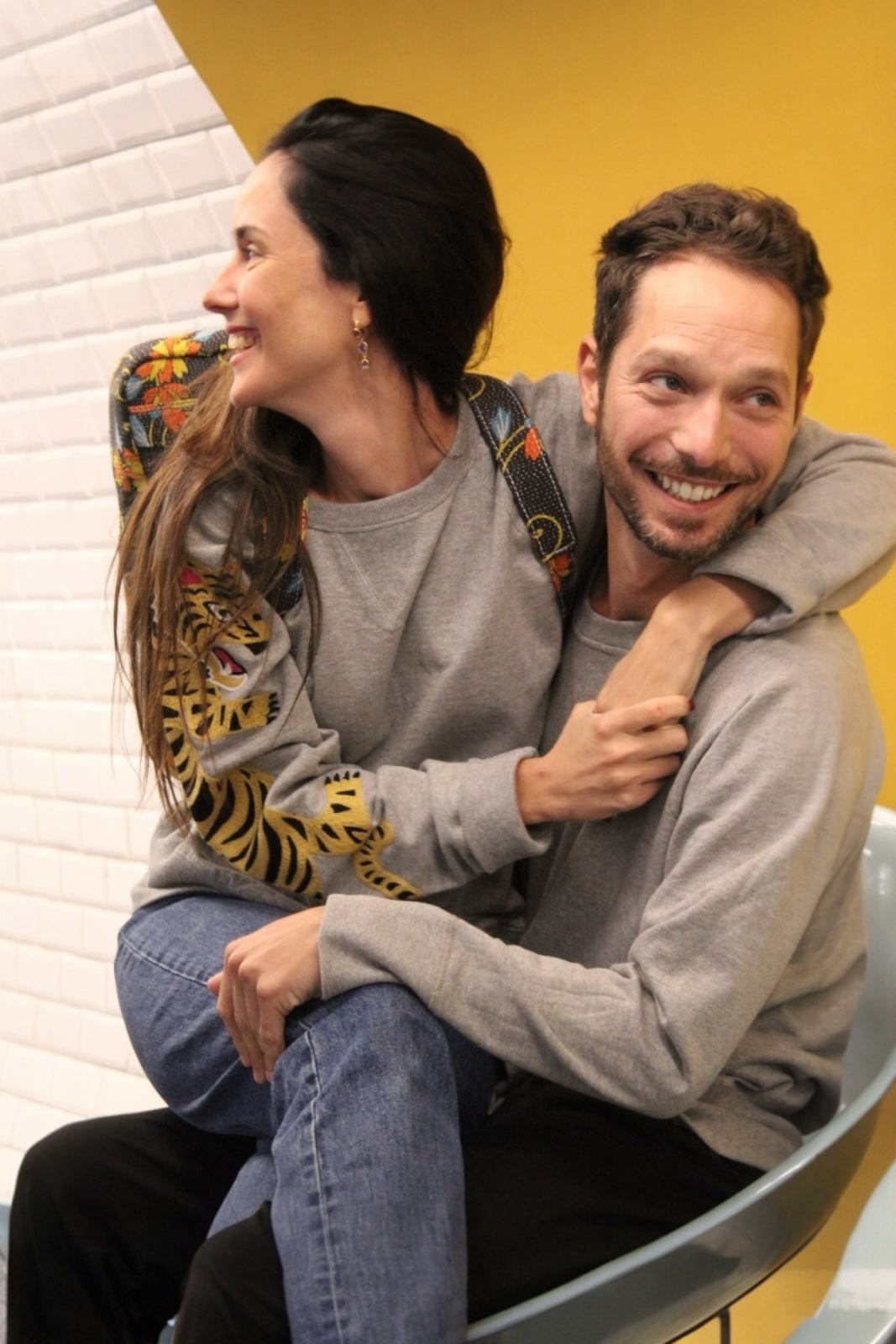 Sweat Tigre brodé - Curiosity Lab