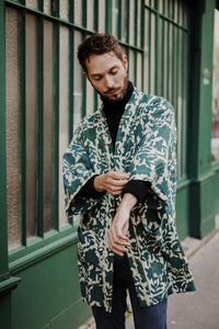 veste kimono jodhpur coton indien