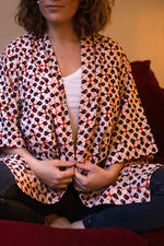 Load image into Gallery viewer, veste kimono jodhpur coton indien
