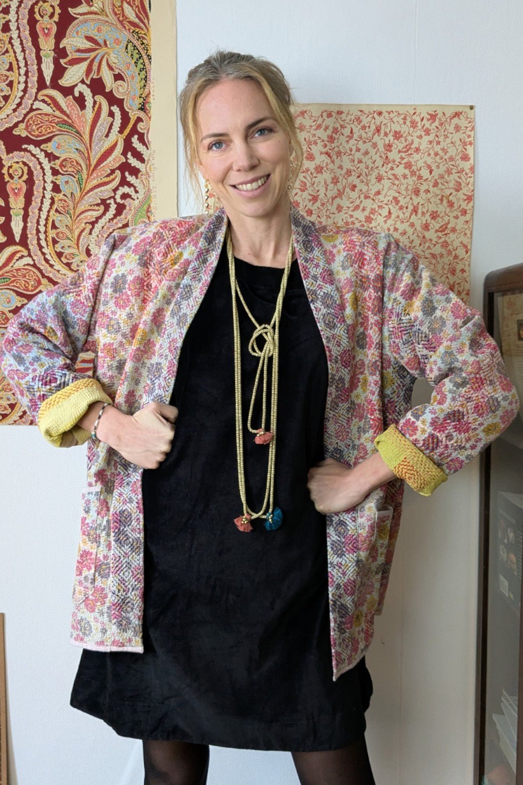 Veste Kimono Kantha BADPARA